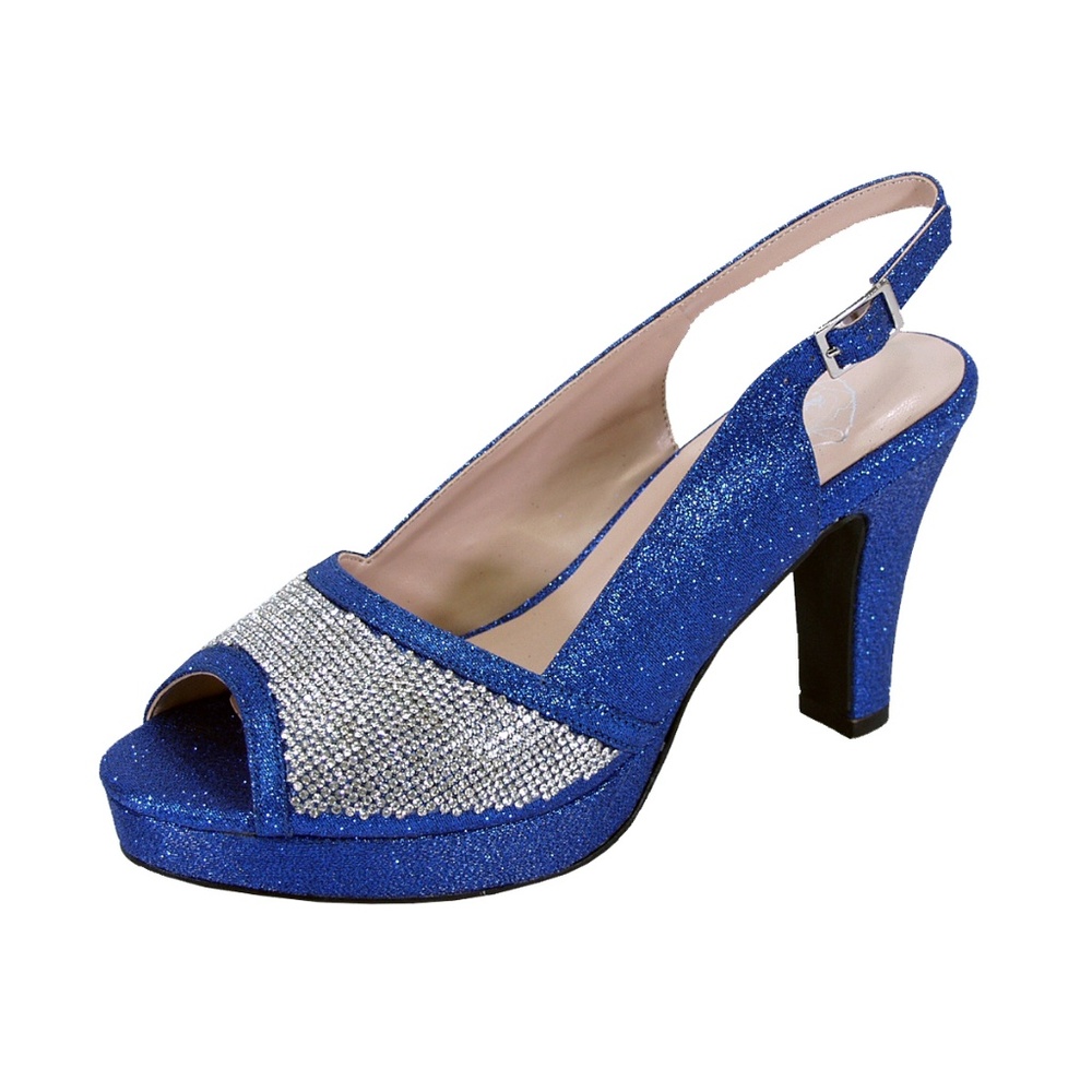 👠 FLORAL Nadia Women's Wide Width Platform Slingback Heeled Sandals 👠
